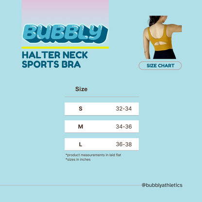 HALTER NECK SPORTS BRA